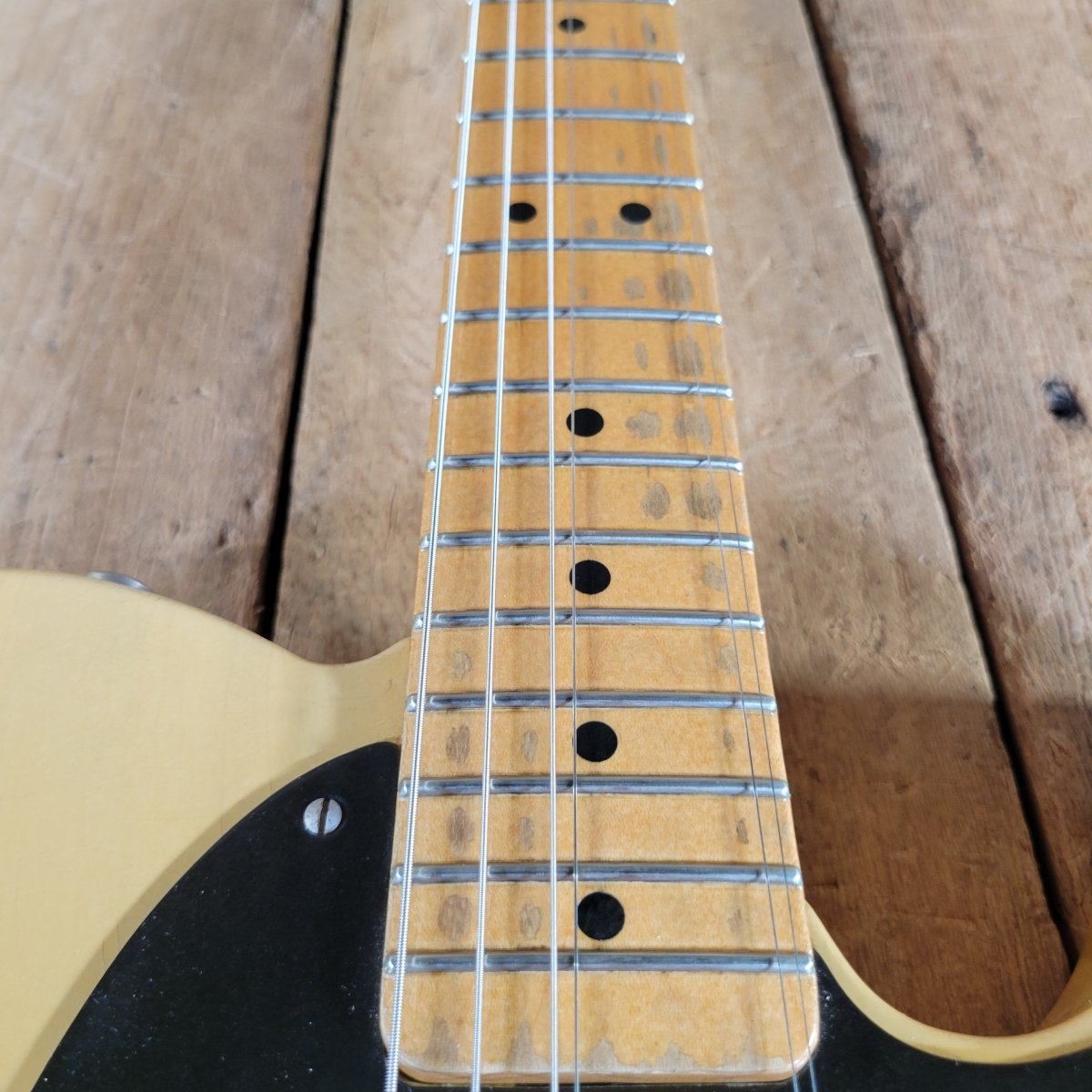 Carson Hess 2023 Nocaster Blackguard Telecaster Replica Blonde Near Mint - Mahar's Vintage Guitars