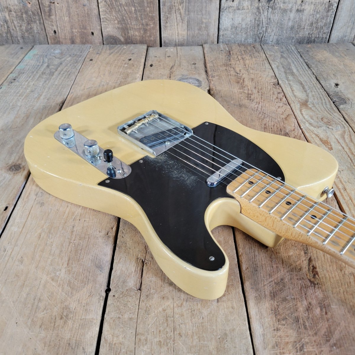 Carson Hess 2023 Nocaster Blackguard Telecaster Replica Blonde Near Mint - Mahar's Vintage Guitars