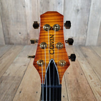 Carvin Kiesel SH550 Hollowbody Archtop Custom Koa 2012 Near Mint with Original Case - Mahar's Vintage Guitars