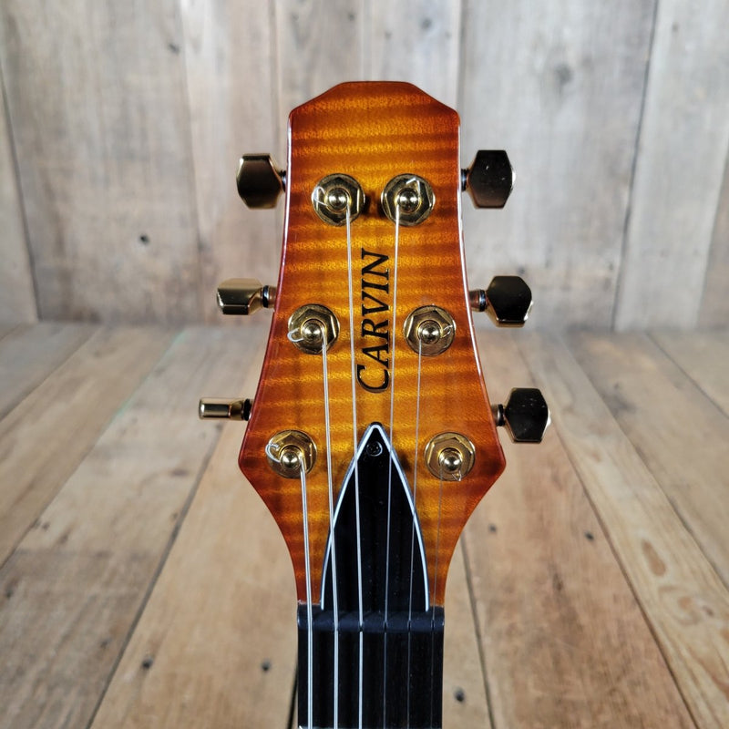 Carvin Kiesel SH550 Hollowbody Archtop Custom Koa 2012 Near Mint with Original Case - Mahar's Vintage Guitars