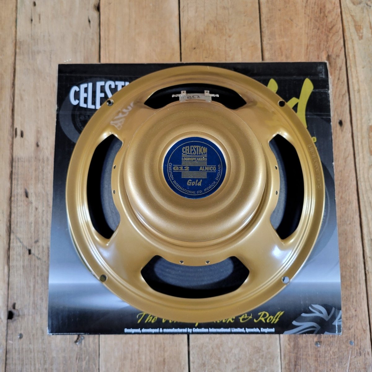 Celestion 2013 G12 Alnico Gold 12" 8 Ohm 50 Watt Guitar Amp Speaker, Mint - Mahar's Vintage Guitars