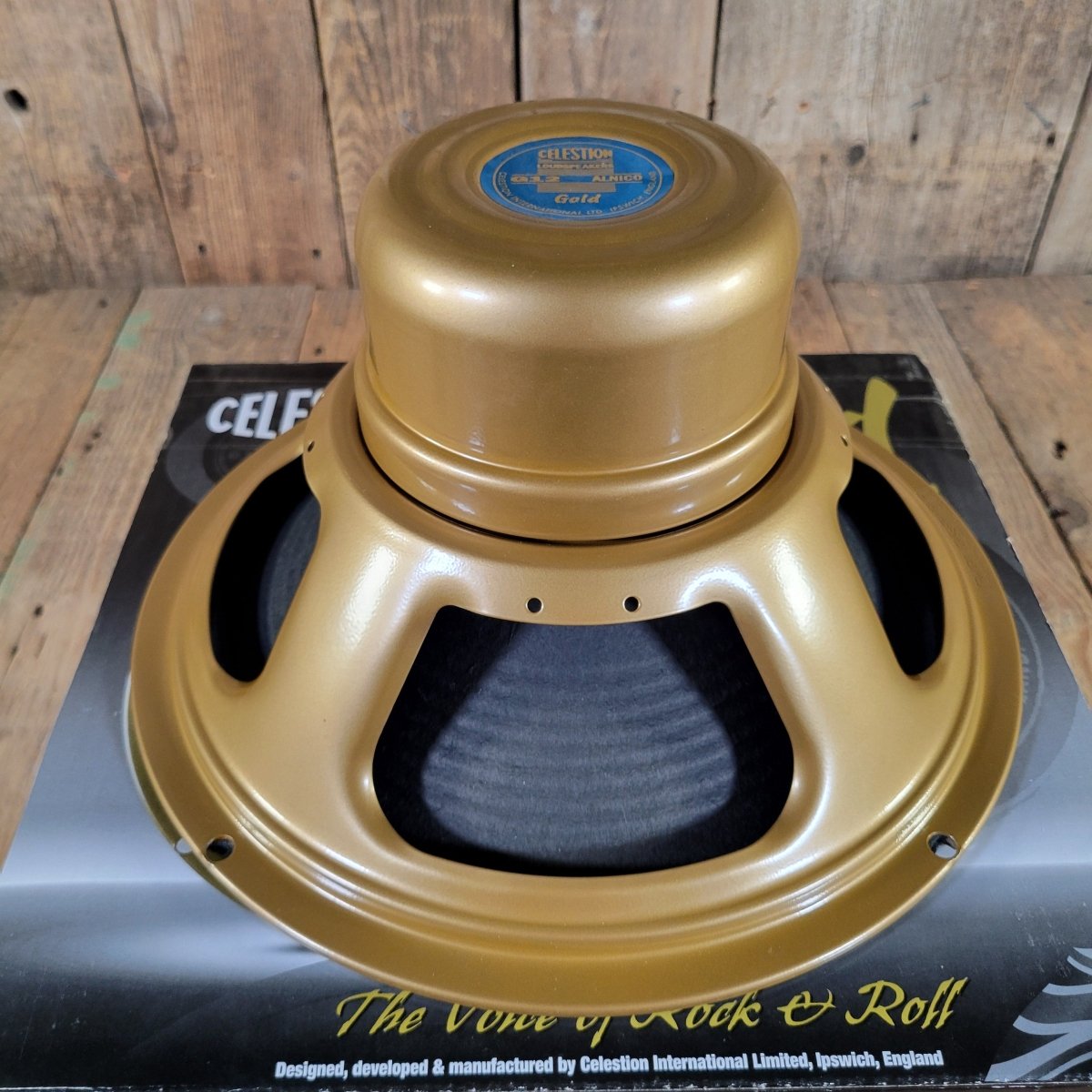 Celestion 2013 G12 Alnico Gold 12" 8 Ohm 50 Watt Guitar Amp Speaker, Mint - Mahar's Vintage Guitars