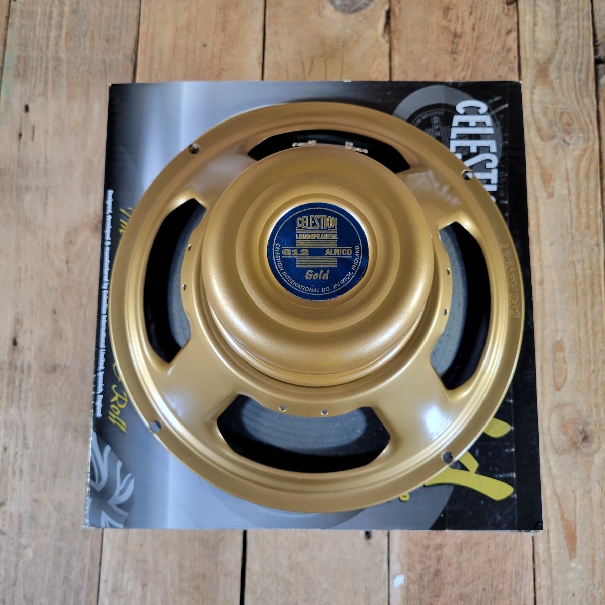 Celestion 2017 G12 Alnico Gold 12" 8 Ohm 50 Watt Guitar Amp Speaker, Mint - Mahar's Vintage Guitars