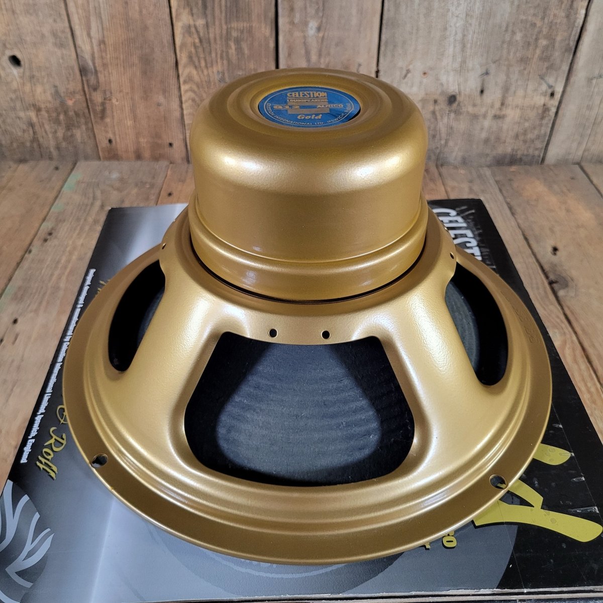 Celestion 2017 G12 Alnico Gold 12" 8 Ohm 50 Watt Guitar Amp Speaker, Mint - Mahar's Vintage Guitars