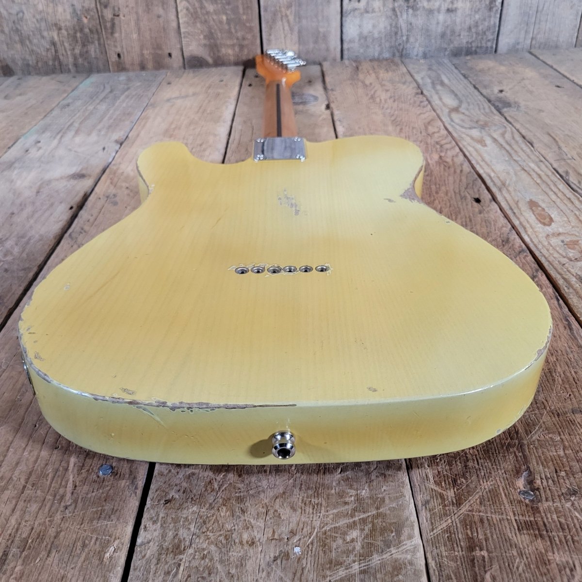 Chad Underwood Custom Relic Blackguard Telecaster w/ Hard Case 6lbs 5.5oz - Mahar's Vintage Guitars