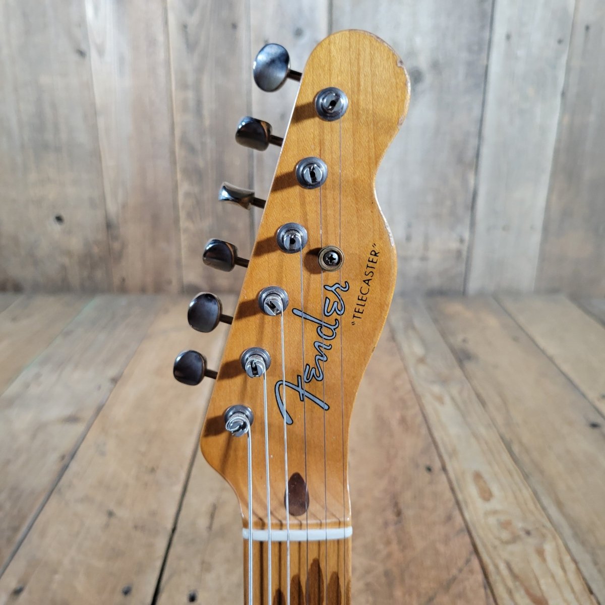 Chad Underwood Custom Relic Blackguard Telecaster w/ Hard Case 6lbs 5.5oz - Mahar's Vintage Guitars