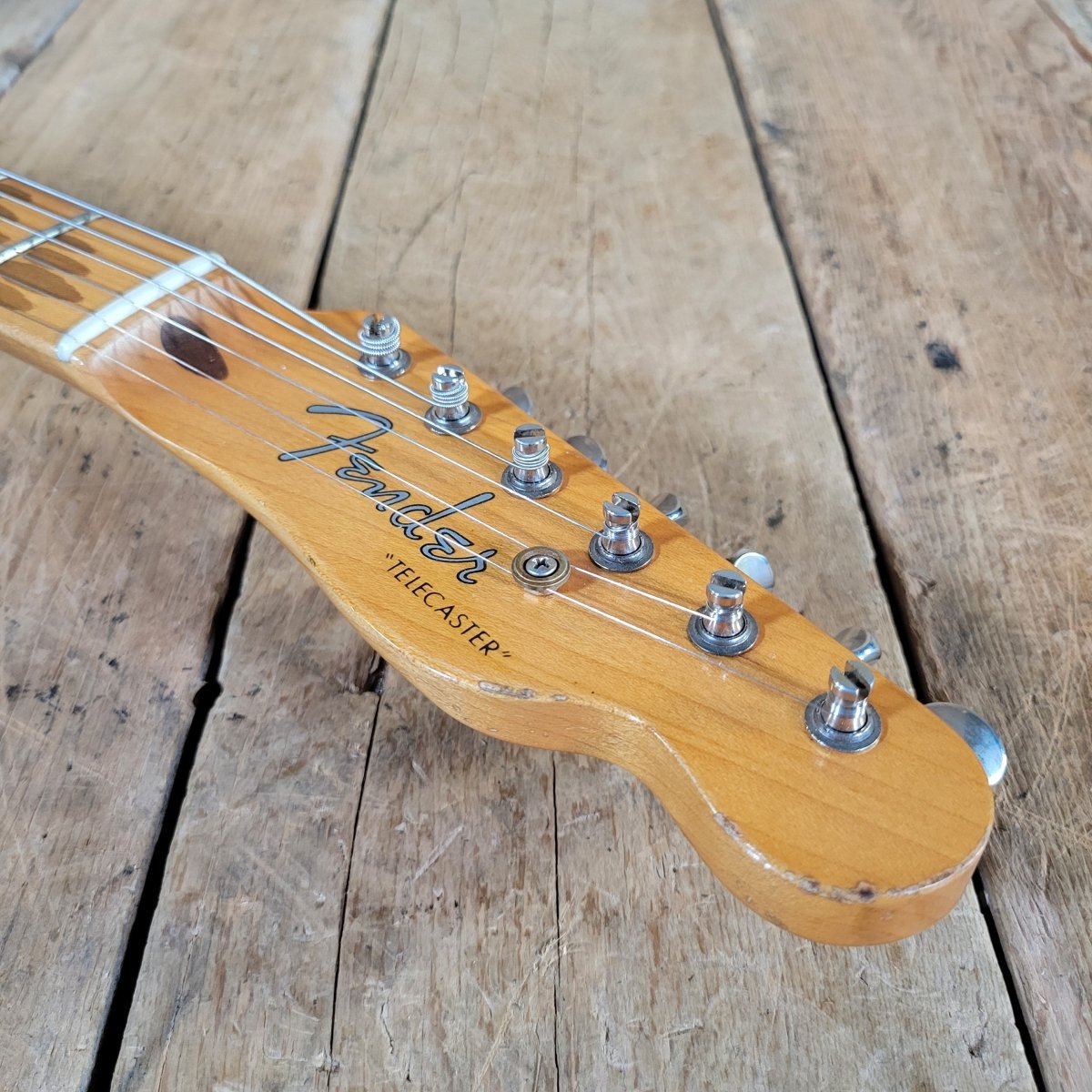Chad Underwood Custom Relic Blackguard Telecaster w/ Hard Case 6lbs 5.5oz - Mahar's Vintage Guitars