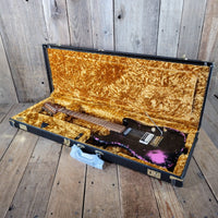 Charvel Custom Shop Master Built Strat 2024 Black over Platinum Pink - Mahar's Vintage Guitars