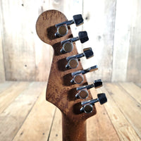 Charvel Custom Shop Master Built Strat 2024 Black over Platinum Pink - Mahar's Vintage Guitars