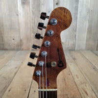 Charvel Custom Shop Master Built Strat 2024 Black over Platinum Pink - Mahar's Vintage Guitars