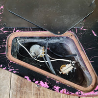 Charvel Custom Shop Master Built Strat 2024 Black over Platinum Pink - Mahar's Vintage Guitars