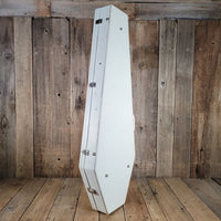 Coffin Case Fits Stratocaster, Telecaster, PRS, Les Paul, SG, Very Good - White - Mahar's Vintage Guitars