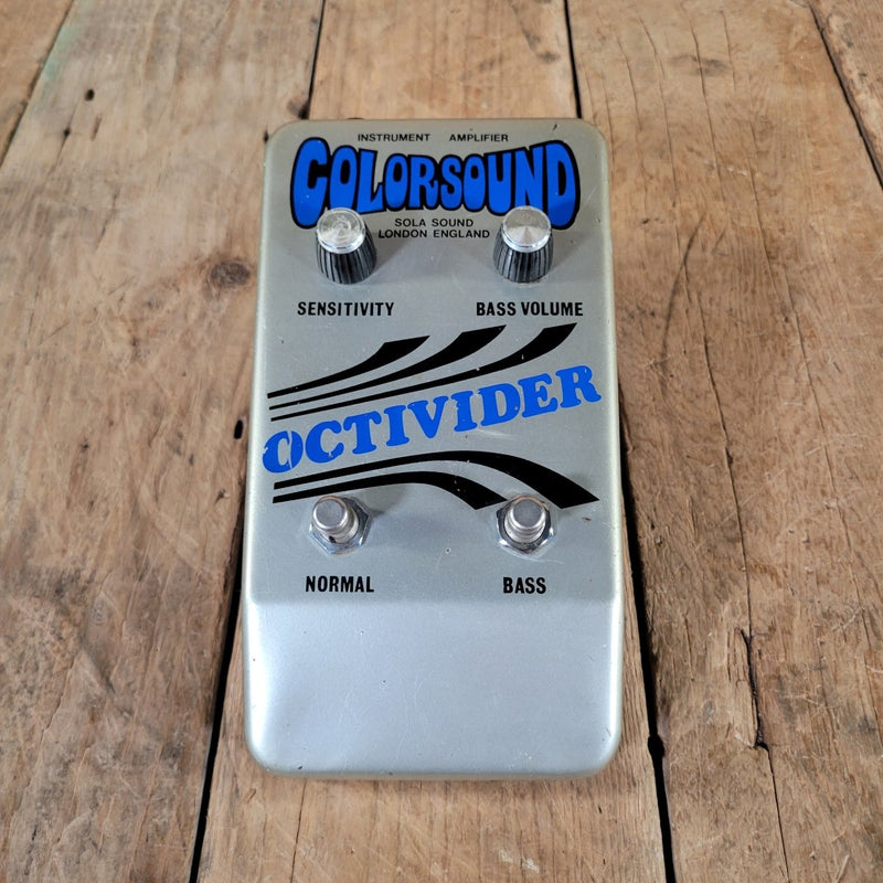 Colorsound Octivider Vintage Octave Pedal 1973 - Mahar's Vintage Guitars