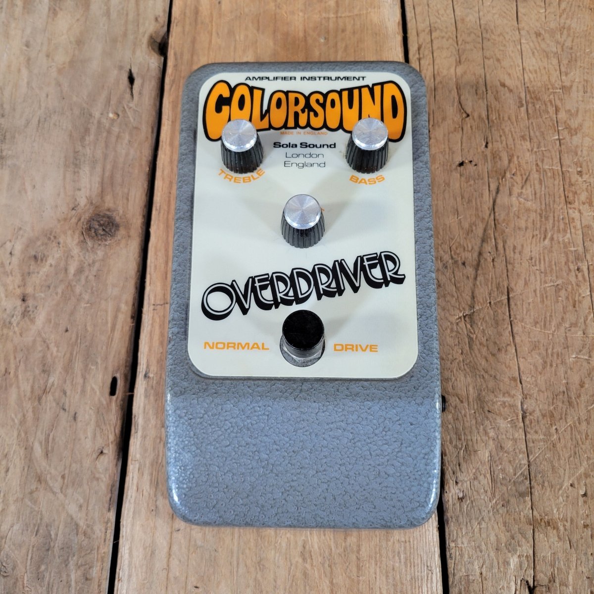 Colorsound Overdriver 1979 with Box Grey - Mahar's Vintage Guitars