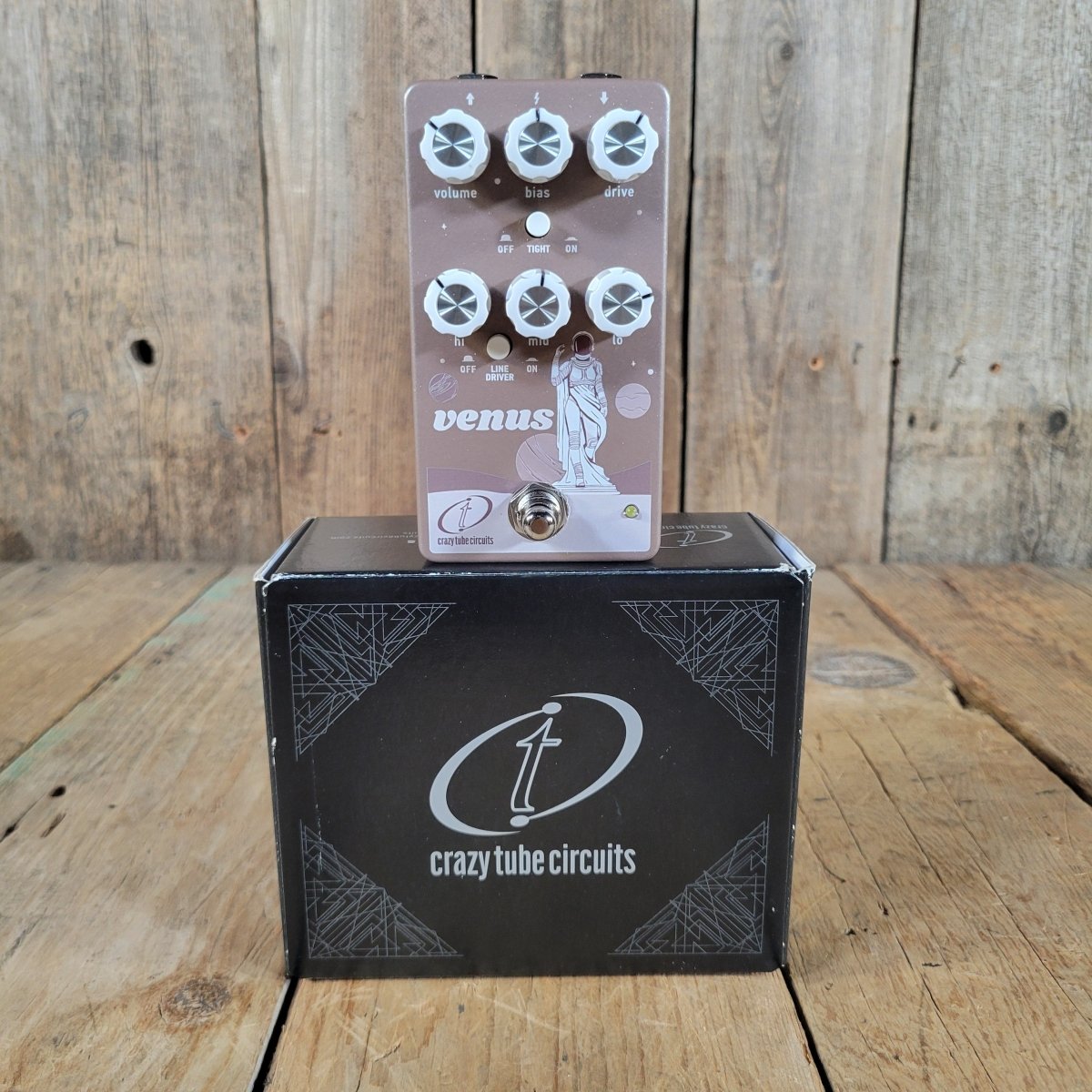 Crazy Tube Circuits Venus Tube Overdrive In Box w/Power Adaptor, Near Mint - Mahar's Vintage Guitars