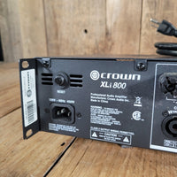 Crown XLi800 Power Amplifier 2019 – 2 - Channel Solid - State Live Sound & Studio - Mahar's Vintage Guitars