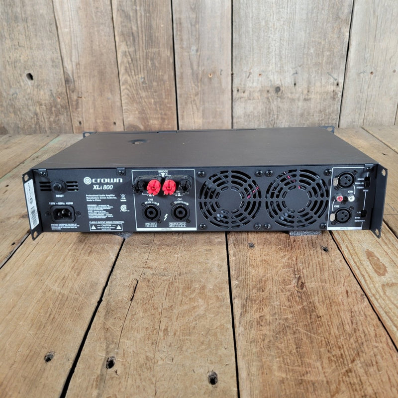 Crown XLi800 Power Amplifier 2019 – Reliable 2 - Channel Solid - State Amp for Live Sound & Studio - Mahar's Vintage Guitars