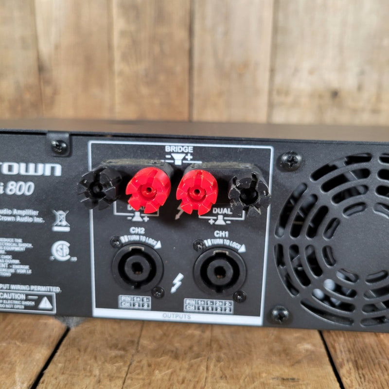 Crown XLi800 Power Amplifier 2019 – Reliable 2 - Channel Solid - State Amp for Live Sound & Studio - Mahar's Vintage Guitars