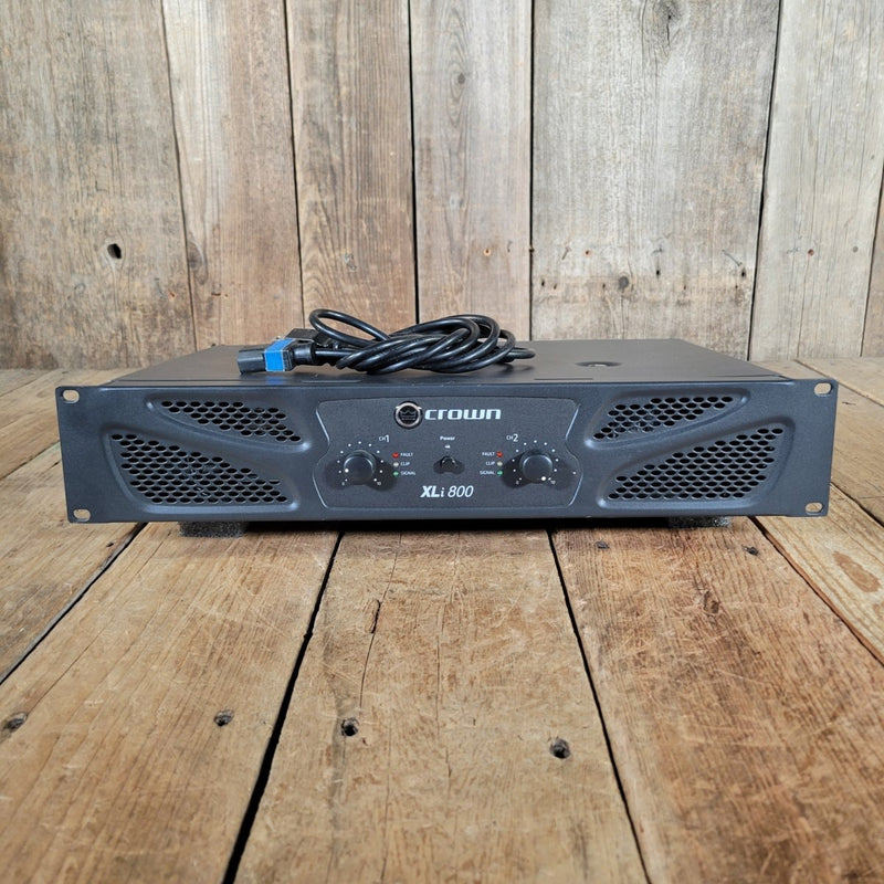 Crown XLi800 Power Amplifier 2019 – Reliable 2 - Channel Solid - State Amp for Live Sound & Studio - Mahar's Vintage Guitars