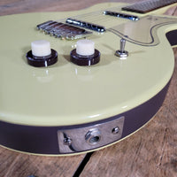 Danelectro 56 U - 2 Reissue Daddy - O Yellow with gig bag 1998 - Mahar's Vintage Guitars