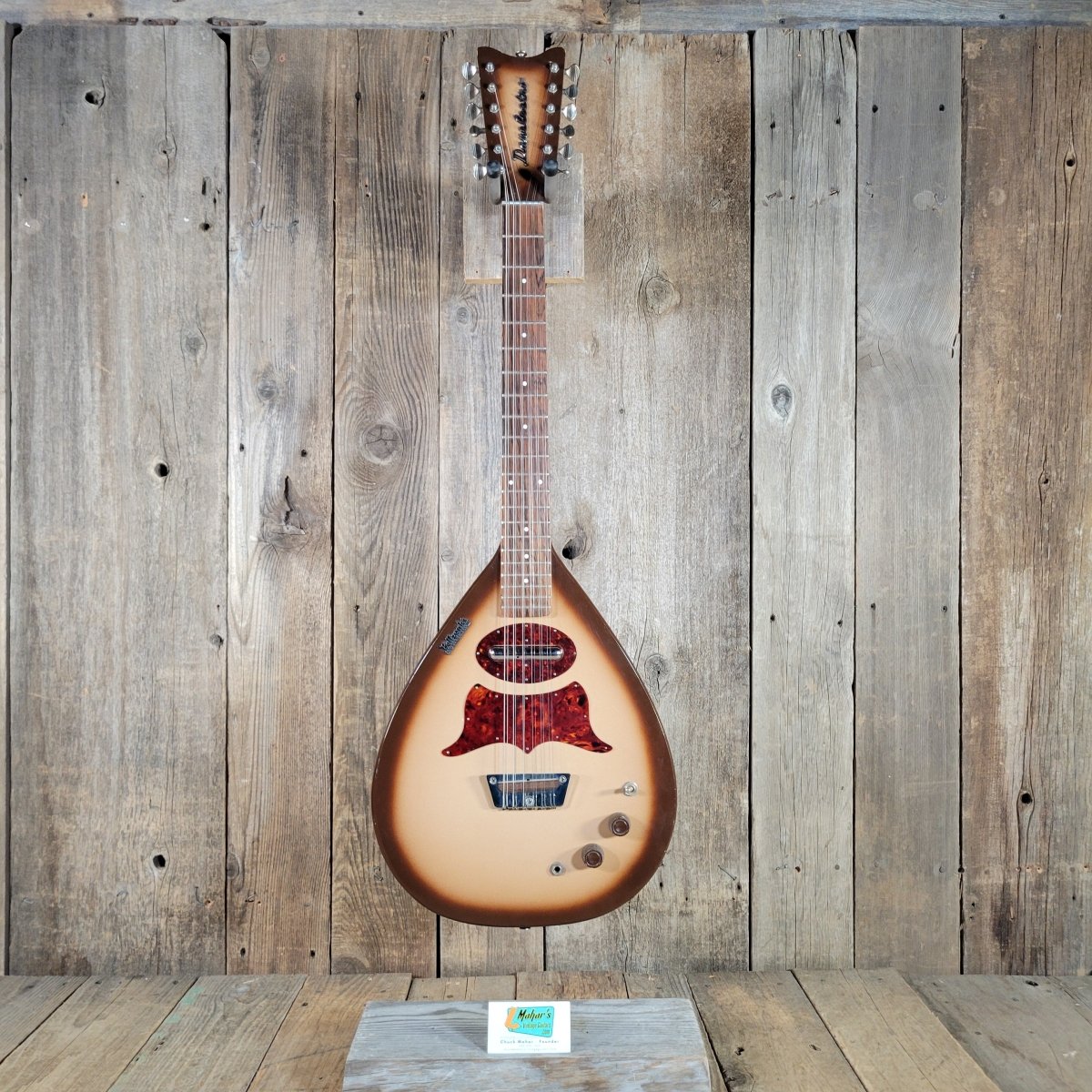 Danelectro Bellzouki 7010 Single Pickup 12-String w/ gig bag Excellent - Mahar's Vintage Guitars