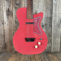Danelectro U1 Coral Red 1957 - Mahar's Vintage Guitars