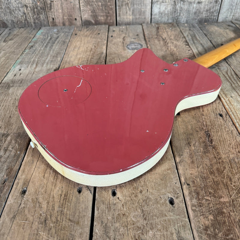 Danelectro U1 Coral Red 1957 - Mahar's Vintage Guitars