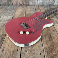 Danelectro U1 Coral Red 1957 - Mahar's Vintage Guitars