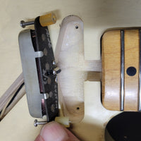 Danocaster Single Cut 2013 White Blonde V Neck - Mahar's Vintage Guitars