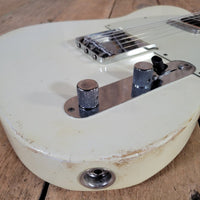 Danocaster Singlecut Telecaster Olympic White Arcane Pickups .83" C Neck 2026 - Mahar's Vintage Guitars