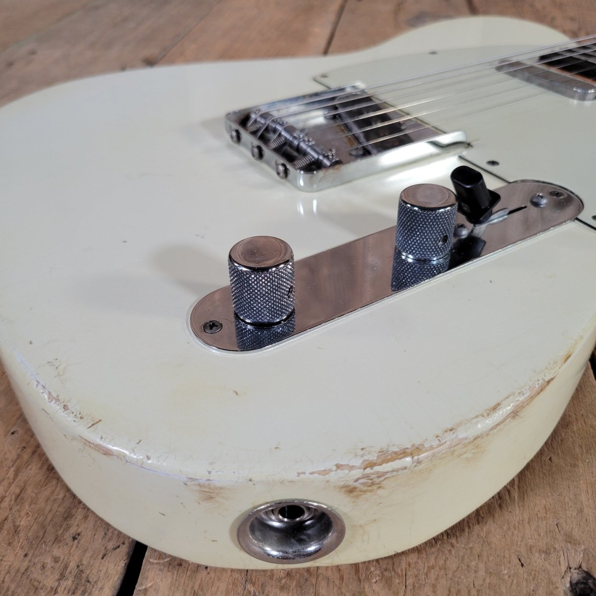 Danocaster Singlecut Telecaster Olympic White Arcane Pickups .83" C Neck 2026 - Mahar's Vintage Guitars