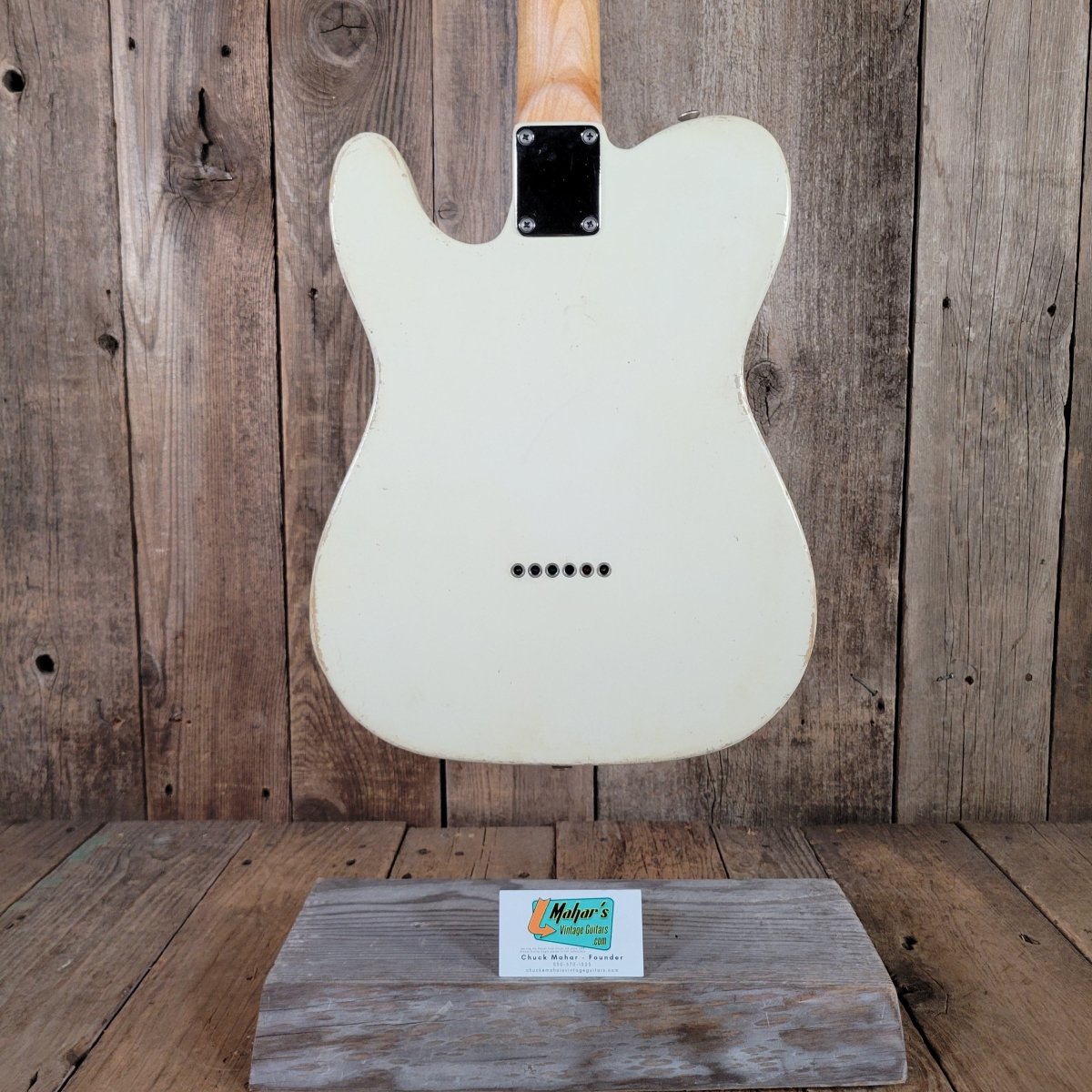 Danocaster Singlecut Telecaster Olympic White Arcane Pickups .83" C Neck 2026 - Mahar's Vintage Guitars
