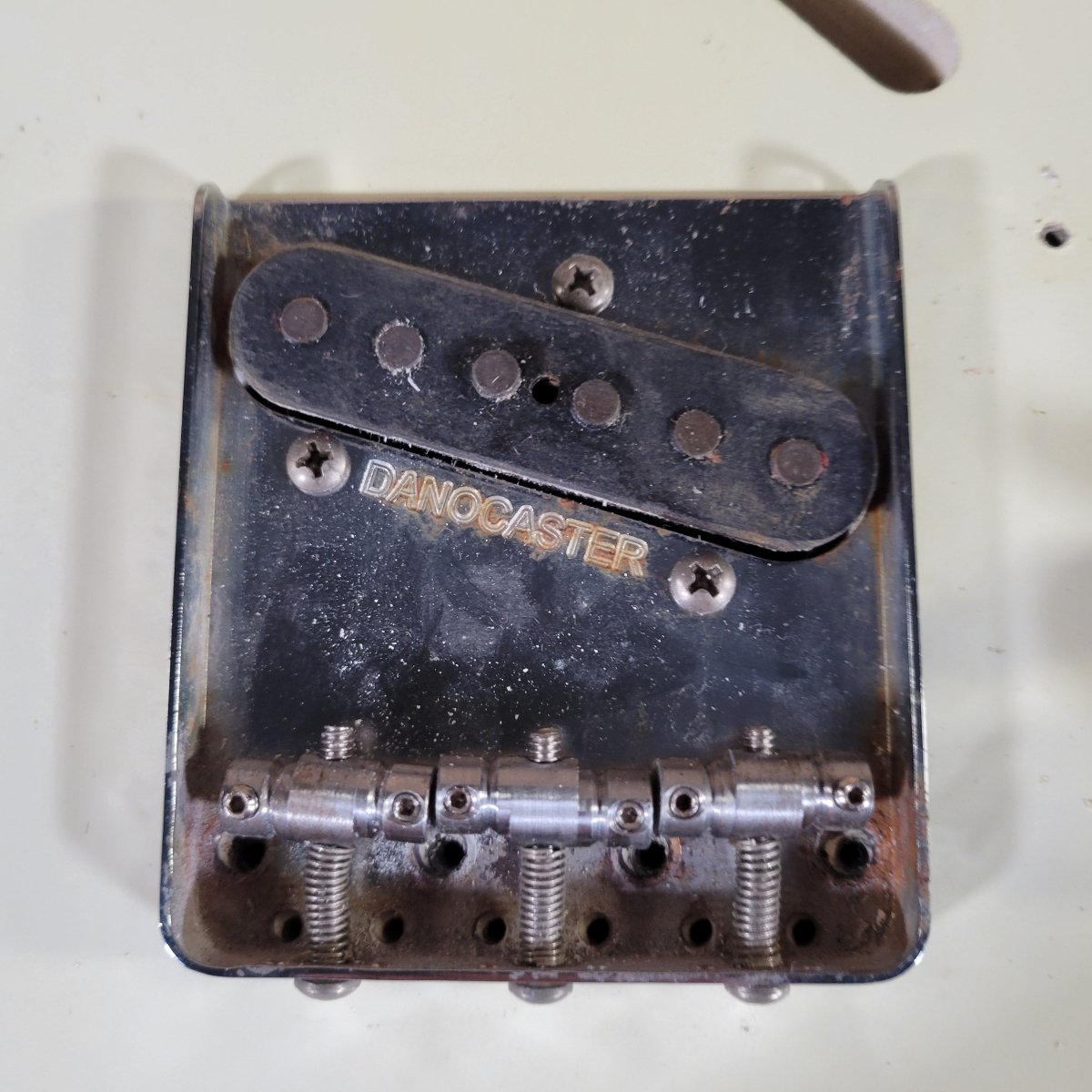 Danocaster Singlecut Telecaster Olympic White Arcane Pickups .83" C Neck 2026 - Mahar's Vintage Guitars