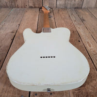 Danocaster Singlecut Telecaster Olympic White Arcane Pickups .83" C Neck 2026 - Mahar's Vintage Guitars