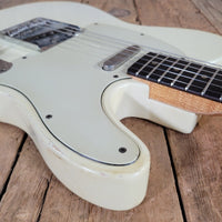 Danocaster Singlecut Telecaster Olympic White Arcane Pickups .83" C Neck 2026 - Mahar's Vintage Guitars