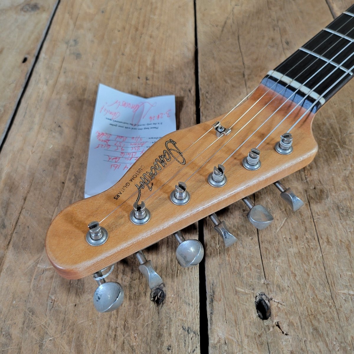 Danocaster Singlecut Telecaster Olympic White Arcane Pickups .83" C Neck 2026 - Mahar's Vintage Guitars