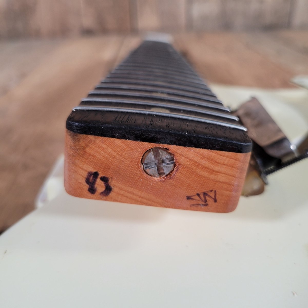 Danocaster Singlecut Telecaster Olympic White Arcane Pickups .83" C Neck 2026 - Mahar's Vintage Guitars