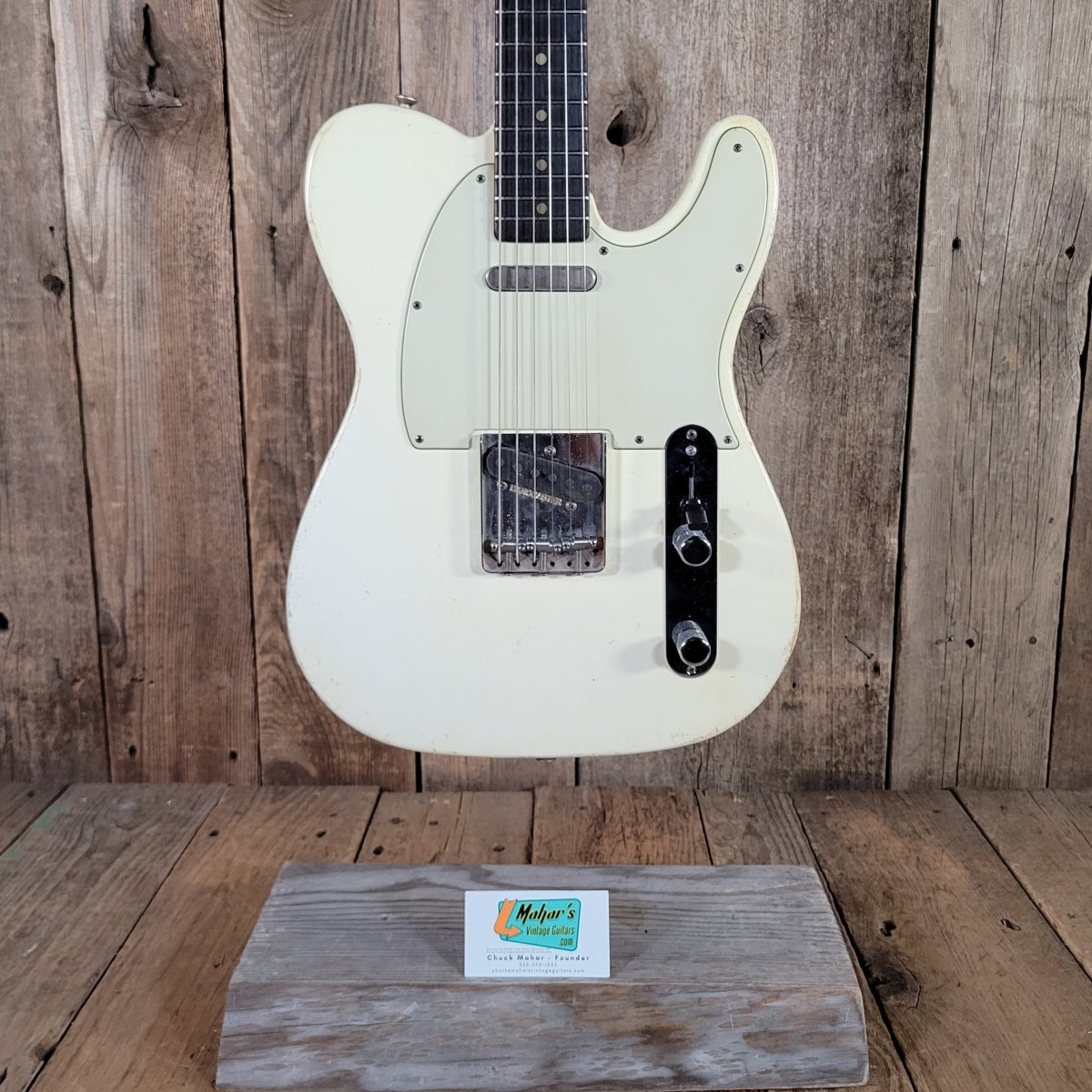 Danocaster Singlecut Telecaster Olympic White Arcane Pickups .83" C Neck 2026 - Mahar's Vintage Guitars