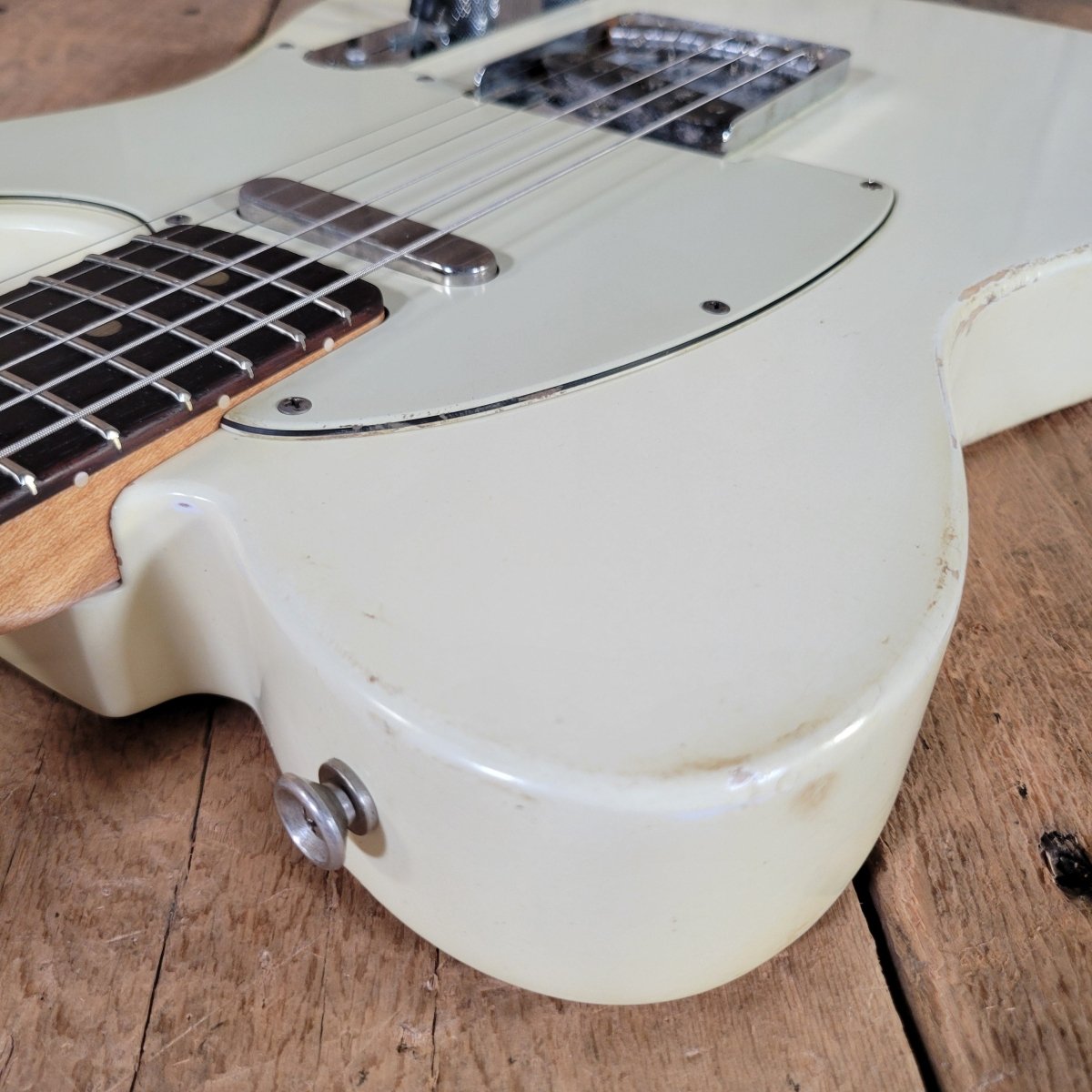 Danocaster Singlecut Telecaster Olympic White Arcane Pickups .83" C Neck 2026 - Mahar's Vintage Guitars