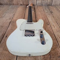 Danocaster Singlecut Telecaster Olympic White Arcane Pickups .83" C Neck 2026 - Mahar's Vintage Guitars