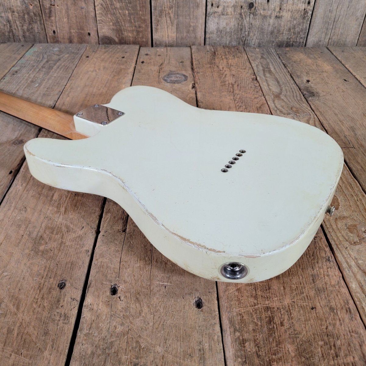 Danocaster Singlecut Telecaster Olympic White Arcane Pickups .83" C Neck 2026 - Mahar's Vintage Guitars