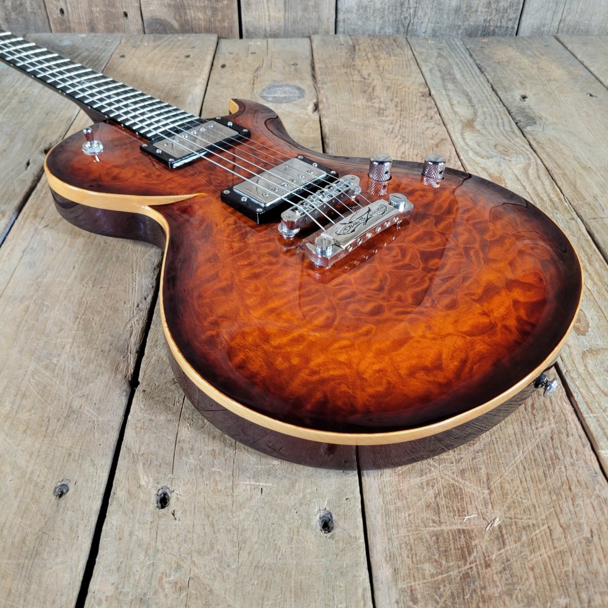 DBZ 2000s Diamond MIK Bolero with case, Excellent - Mahar's Vintage Guitars