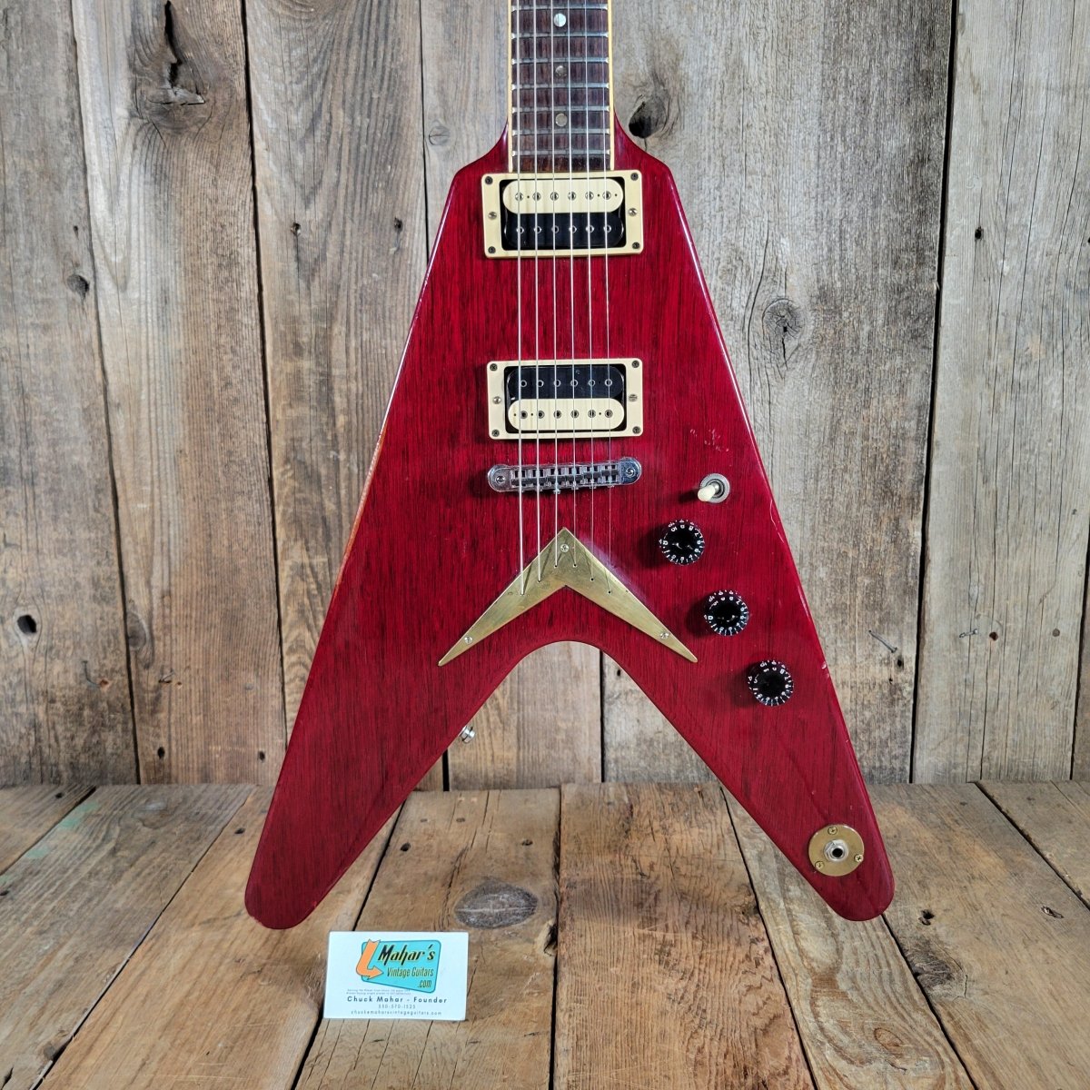Dean 1980 USA Made Flying V - Mahar's Vintage Guitars