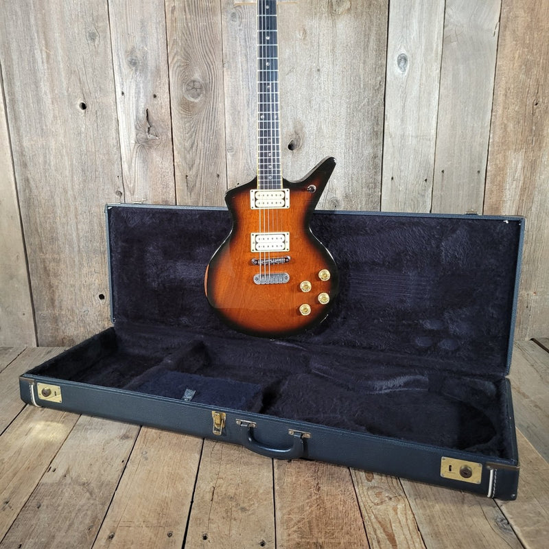 Dean E'lite Braziliaburst 1980 OHSC and paperwork - Mahar's Vintage Guitars