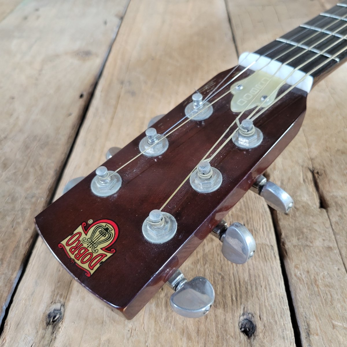 Dobro 1977 Model 36-1 The Rose Engraved Brass Body w/ Original Case Excellent - Mahar's Vintage Guitars