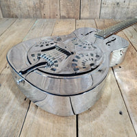 Dobro 1977 Model 36-1 The Rose Engraved Brass Body w/ Original Case Excellent - Mahar's Vintage Guitars