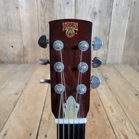 Dobro 1977 Model 36-1 The Rose Engraved Brass Body w/ Original Case Excellent - Mahar's Vintage Guitars