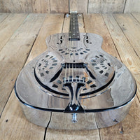 Dobro 1977 Model 36-1 The Rose Engraved Brass Body w/ Original Case Excellent - Mahar's Vintage Guitars