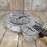 Dobro 1977 Model 36-1 The Rose Engraved Brass Body w/ Original Case Excellent - Mahar's Vintage Guitars