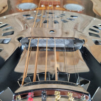 Dobro Model 66B Squareneck Resonator 1985 Sandblasted Birch With Case - Mahar's Vintage Guitars